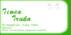 timea truka business card